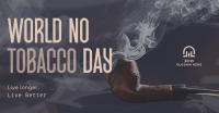 Minimalist No Tobacco Day Facebook ad Image Preview