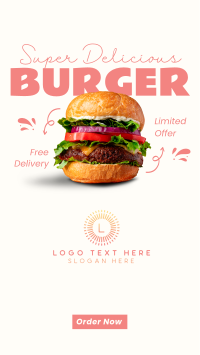 The Burger Delight Instagram Story Design