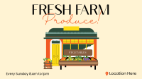 Fresh Farm Produce Facebook Event Cover Design