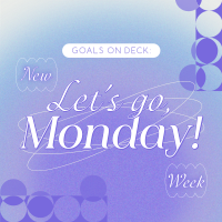 Monday Goals Motivation Instagram post Image Preview