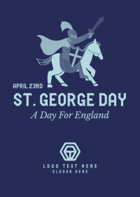 A Day for England Poster Design
