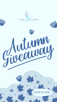Autumn Season Giveaway YouTube Short Design
