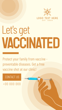Let's Get Vaccinated YouTube Short Image Preview