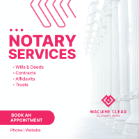Notary Services Offer Instagram post Image Preview
