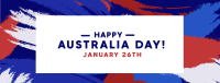 Australia Day Paint Facebook Cover Design