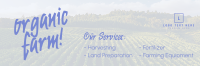 Organic Agriculture Twitter header (cover) Image Preview