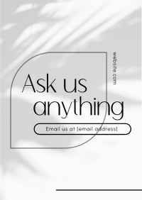 Simply Ask Us Flyer Design