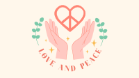 Love and Peace Facebook Event Cover Design