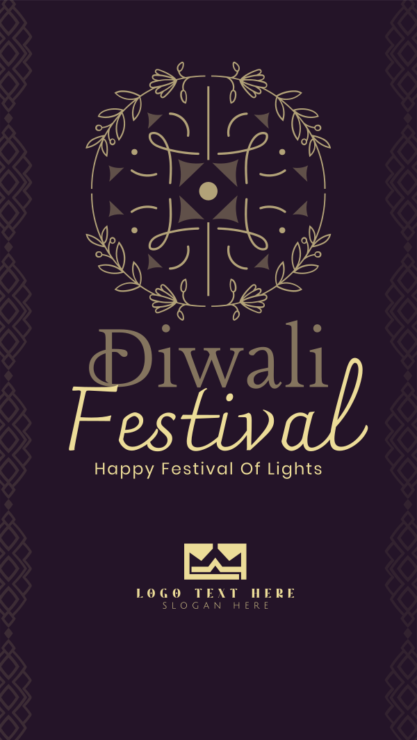 Diwali Lantern Instagram Story Design Image Preview