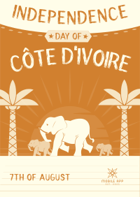 Ivory Coast Independence Day Poster Image Preview