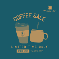 Coffee Sale Instagram Post Design