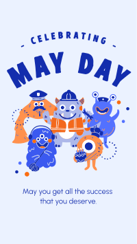 Celebrate May Day Facebook story Image Preview