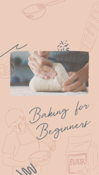 Beginner Baking Class TikTok video Image Preview