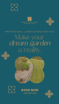 Garden Landscaping Service Facebook Story Design