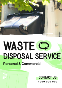 Waste Disposal Management Poster Design