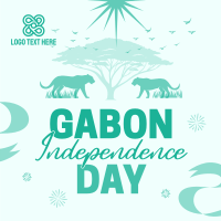 Gabon Independence Day Instagram post Image Preview