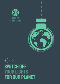 Earth Hour Lights Off Poster Image Preview