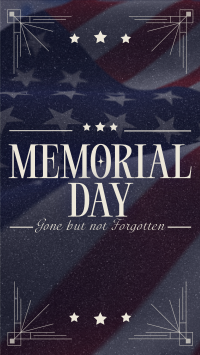 Elegant Memorial Day TikTok video Image Preview