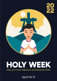 Blessed Week Poster Design