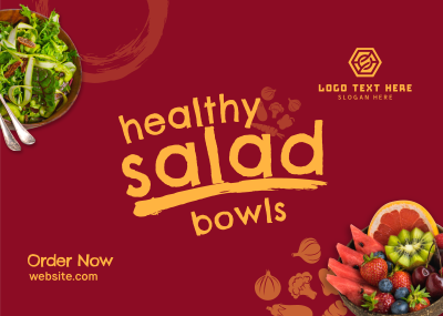 Salad Bowls Special Postcard Image Preview