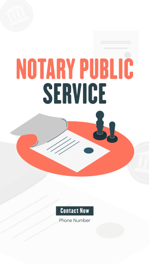 Notary Stamp Facebook story Image Preview