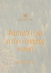 Autumn Season Quote Poster Image Preview