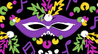 Mardi Gras Showstopper Zoom background Image Preview