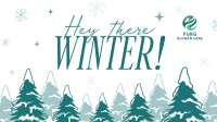 Hey There Winter Greeting Animation Image Preview