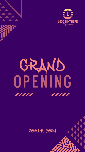 Street Grand Opening Instagram story Image Preview