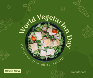 World Vegetarian Day Facebook post Image Preview