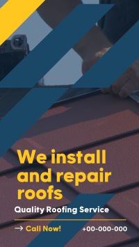 Quality Roof Service Instagram Story Design