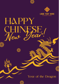 Lunar Dragon Year Flyer Image Preview