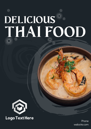 Authentic Thai Food Poster