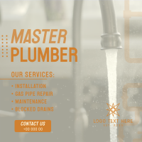 Master Plumber Instagram post Image Preview