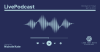 Podcast Waveform Facebook Ad Design