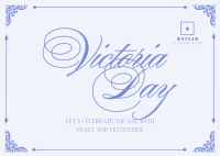 Victoria Day Greeting Postcard Image Preview