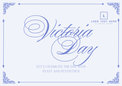 Victoria Day Greeting Postcard Image Preview