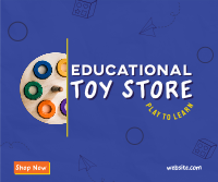 Educational Toy Store Facebook Post Design