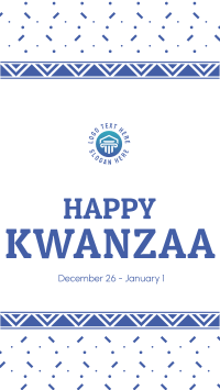 Kwanzaa Cultural Pattern Facebook story Image Preview