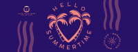 Hello Summertime Facebook cover Image Preview