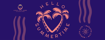 Hello Summertime Facebook cover Image Preview