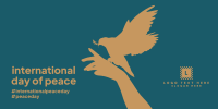 Day Of  Peace Hand Twitter post Image Preview
