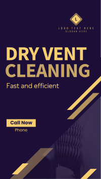 Dryer Vent Cleaner Facebook Story Design