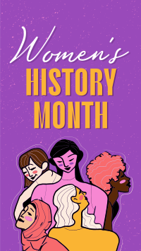 Women's History Month March TikTok Video Design