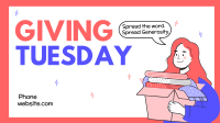 Give And Help Facebook Event Cover Design