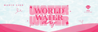 Quirky World Water Day Twitter Header Image Preview