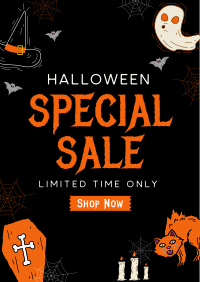 Quirky Happy Halloween Poster Image Preview