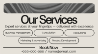 Minimalist Our Services Animation Design