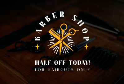 Barbershop Promo Pinterest board cover Image Preview