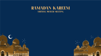Celebrating Ramadan Zoom Background Image Preview